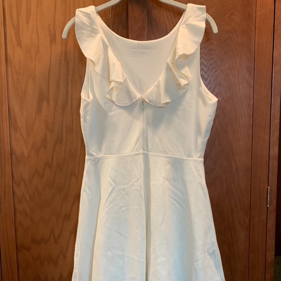 White Ruffle Dress - Picture 2 of 2